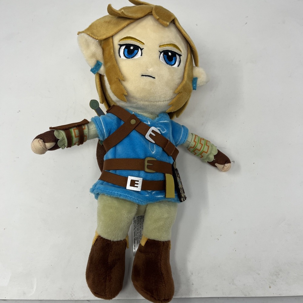 2017 Legend of Zelda Breath of the Wild Link Plush 11" Soft Sitting Toy Nintendo